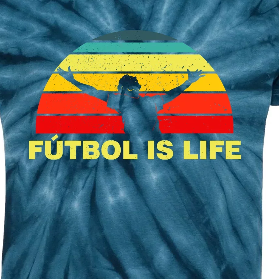 Futbol Is Life Kids Tie-Dye T-Shirt