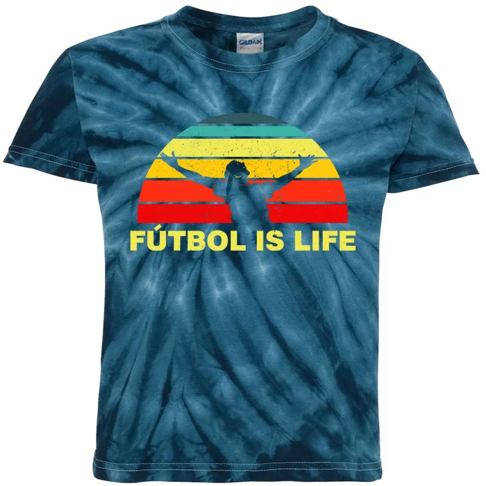 Futbol Is Life Kids Tie-Dye T-Shirt