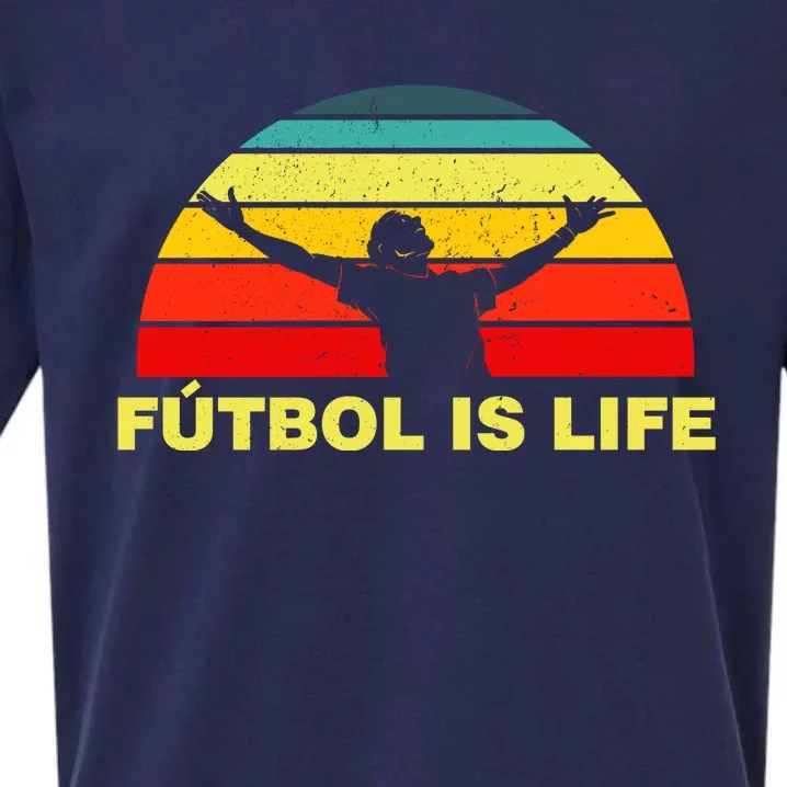 Futbol Is Life Sueded Cloud Jersey T-Shirt