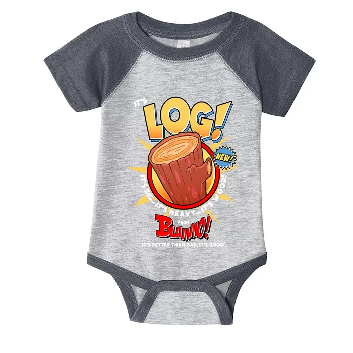 Funny It's Log Infant Baby Jersey Bodysuit