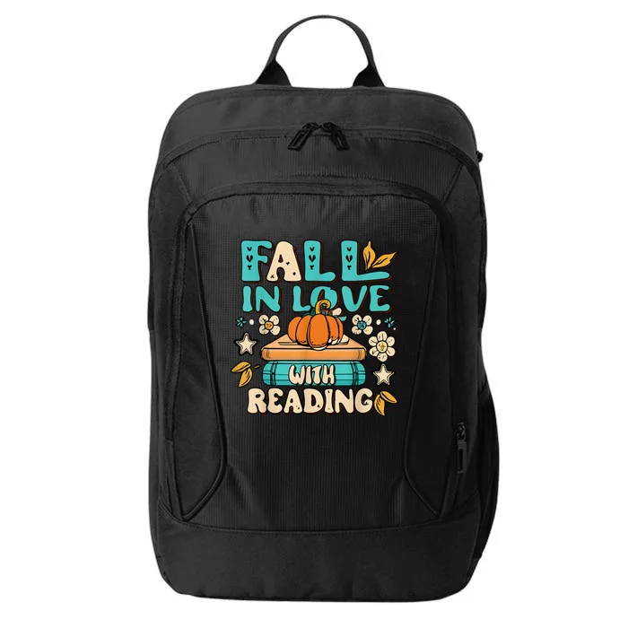 Fall In Love With Reading Book Autumn Pumpkins And Teachers City Backpack