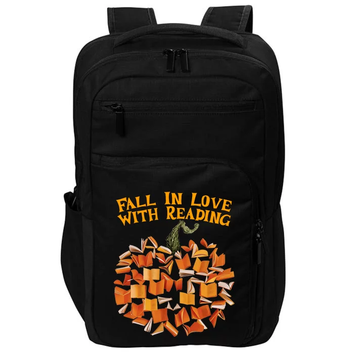 Fall In Love With Reading Fall Leaves Autumn Thanksgiving Impact Tech Backpack