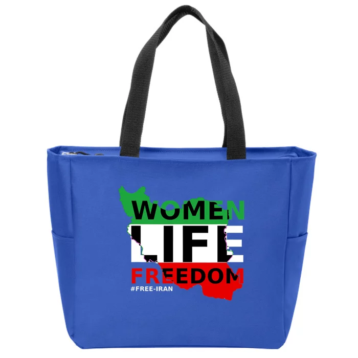 Free Iran Life Freedom Stand With Persian Cute Gift Zip Tote Bag