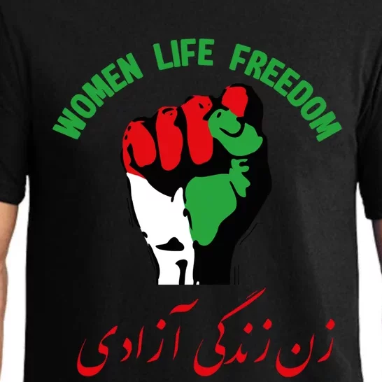 Free Iran Life Freedom Stand With Persian Iran Gift Pajama Set