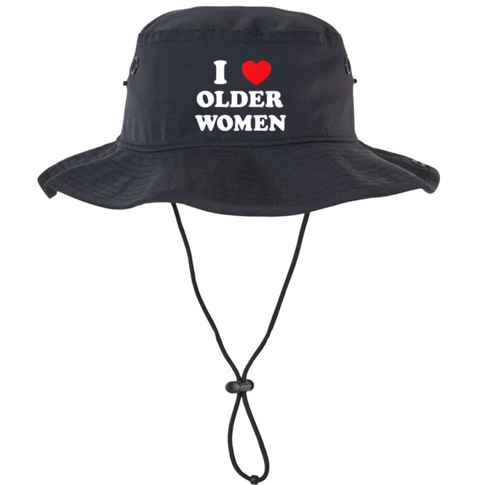 Funny I Love Older Women Heart Hot Moms Legacy Cool Fit Booney Bucket Hat