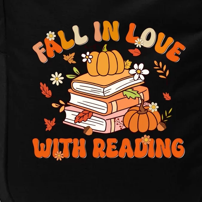 Fall In Love With Reading Book Autumn Pumpkins And Teachers Impact Tech Backpack