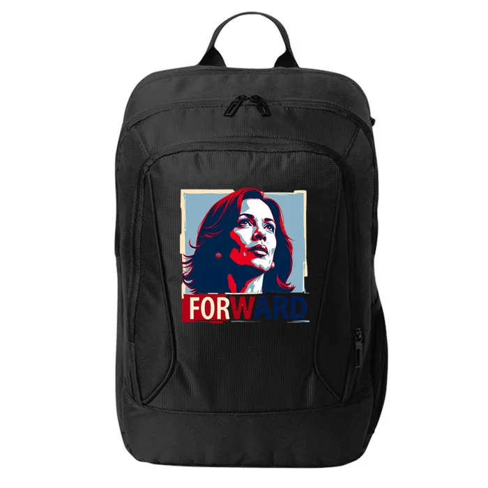 Forward Inspiring Leadership Hope Progress Kamala Harris City Backpack