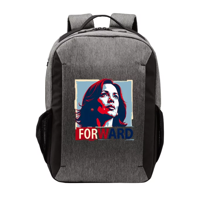 Forward Inspiring Leadership Hope Progress Kamala Harris Vector Backpack