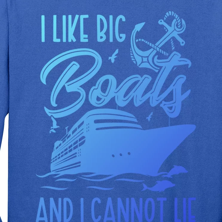 Funny I Like Bog Boats And I Cannot Lie Cruise Ship Gift Long Sleeve Shirt