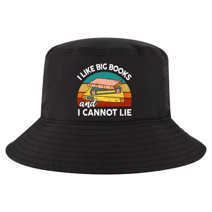 Funny I Like Big Book Cant Lie Nerd School Librarian Teacher Cool Comfort Performance Bucket Hat