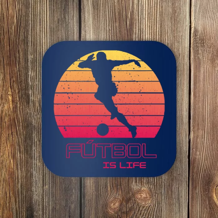 Futbol Is Life Football Lovers Soccer Funny Coaster