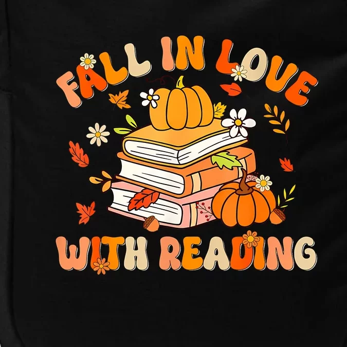 Fall In Love With Reading Book Autumn Pumpkins And Teachers Impact Tech Backpack