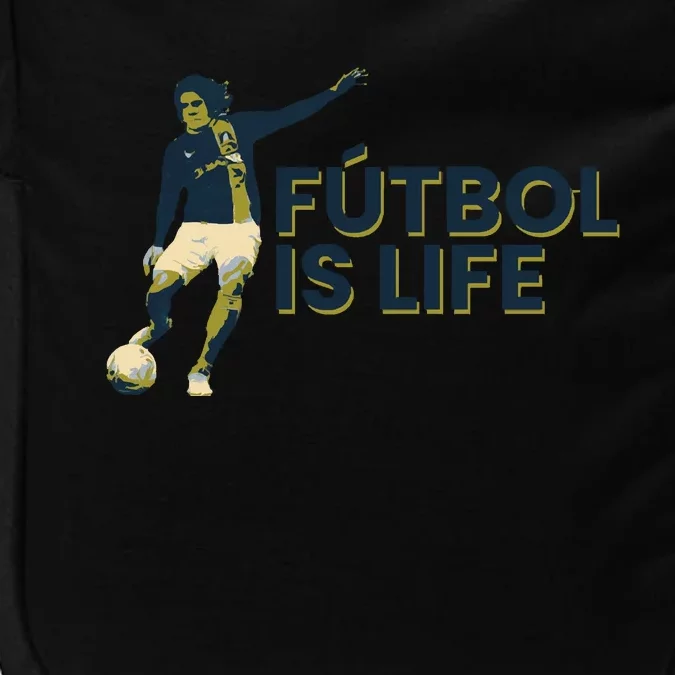 Futbol Is Life Football Lovers Soccer Funny Impact Tech Backpack