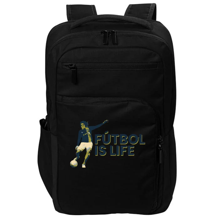 Futbol Is Life Football Lovers Soccer Funny Impact Tech Backpack