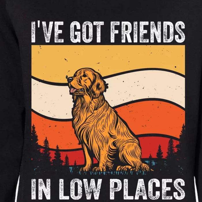 Friends In Low Places Womens California Wash Sweatshirt