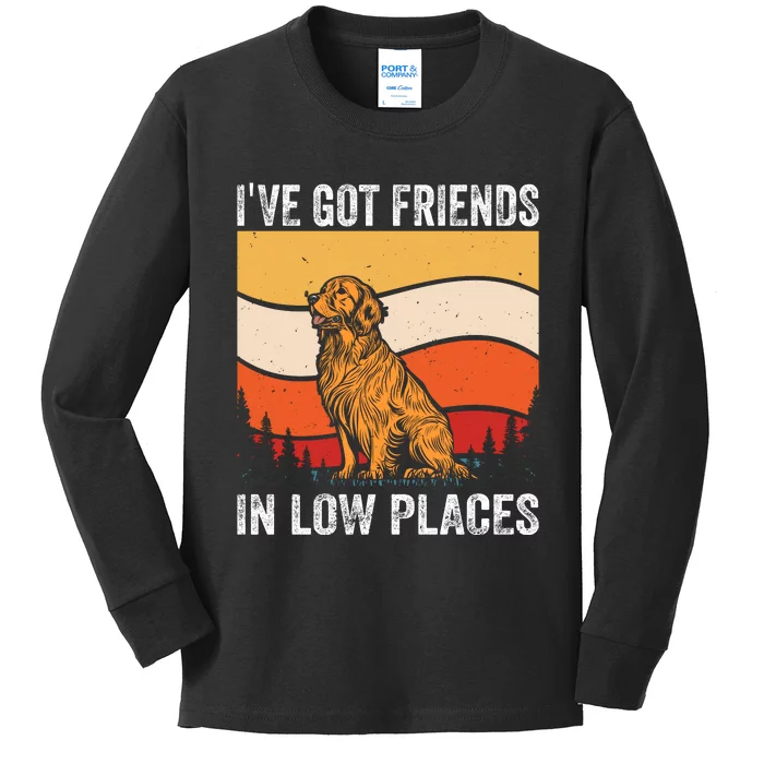 Friends In Low Places Kids Long Sleeve Shirt