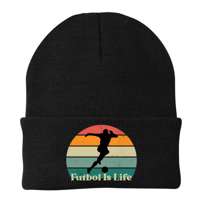 Futbol Is Life Knit Cap Winter Beanie