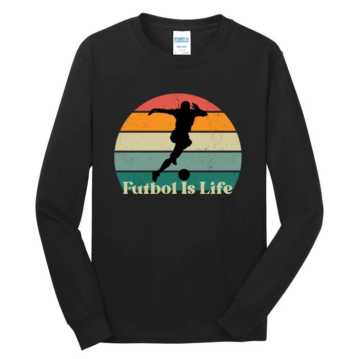 Futbol Is Life Tall Long Sleeve T-Shirt