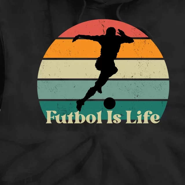 Futbol Is Life Tie Dye Hoodie