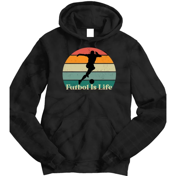 Futbol Is Life Tie Dye Hoodie