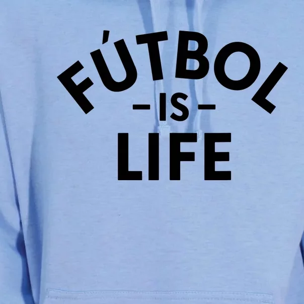 Futbol Is Life Soccer Funny Football Lover Unisex Surf Hoodie