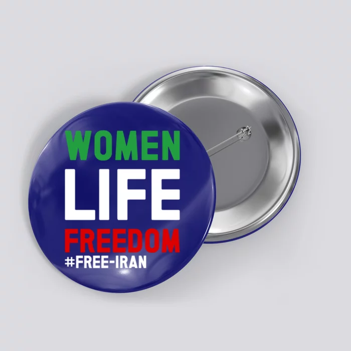 Free Iran Life Freedom Stand With Persian Funny Gift Button