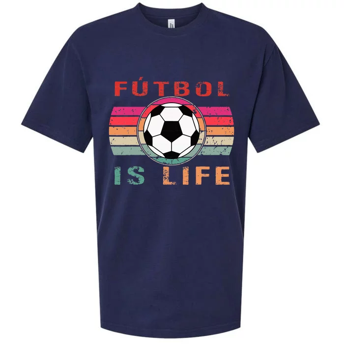 Futbol Is Life Futbol Is Life Vintage Sueded Cloud Jersey T-Shirt