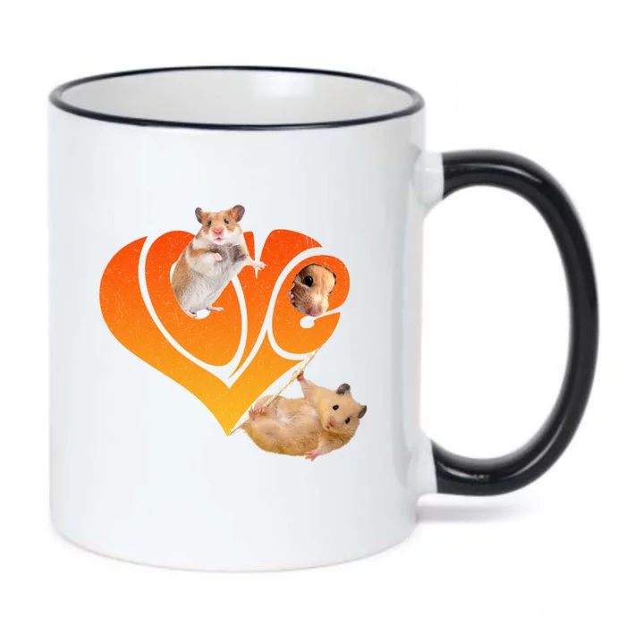 Funny I Love Hamsters Gift Cute Hamster Pet Lover Hamster Gift Black Color Changing Mug