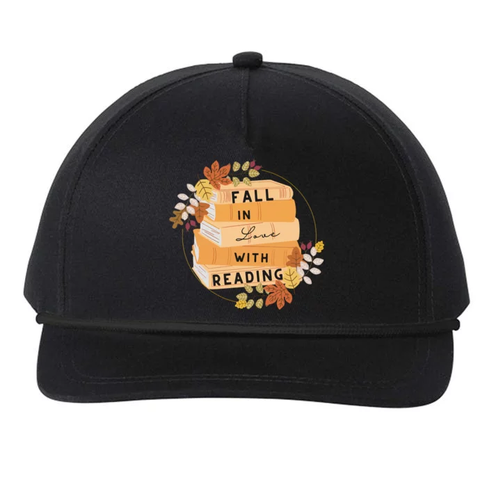 Fall In Love With Reading Book Lover Snapback Five-Panel Rope Hat