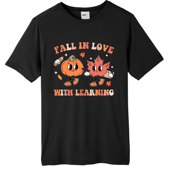 Fall In Love With Learning Autumn Cute ChromaSoft Performance T-Shirt