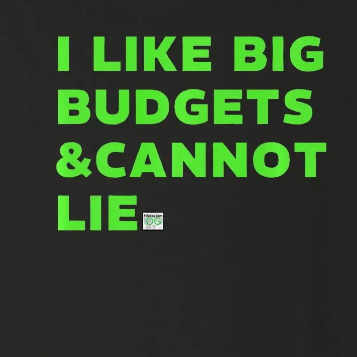 Fiswag.Com I Like Big Budgets & Cannot Lie Green Toddler Long Sleeve Shirt