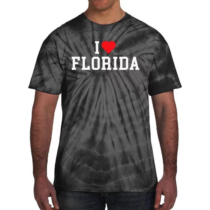 Florida I Love Florida Throwback Design Classic Tie-Dye T-Shirt