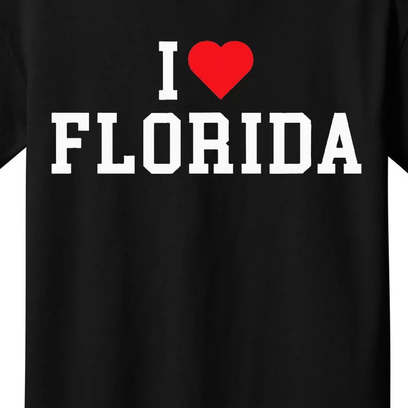 Florida I Love Florida Throwback Design Classic Kids T-Shirt