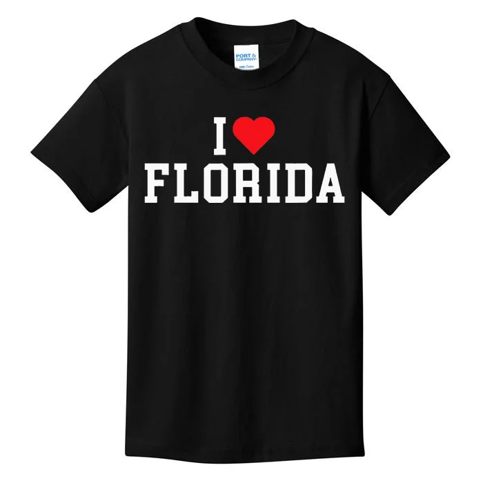 Florida I Love Florida Throwback Design Classic Kids T-Shirt