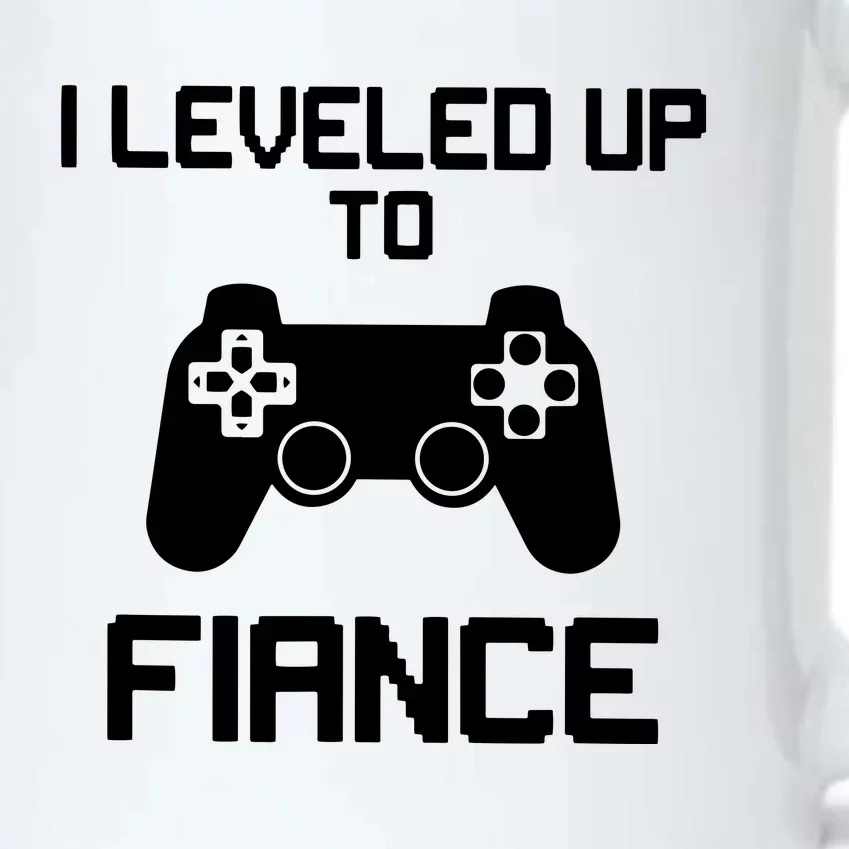 Fiance I Leveled Up To Funny Matching Gaming Gamer Black Color Changing Mug