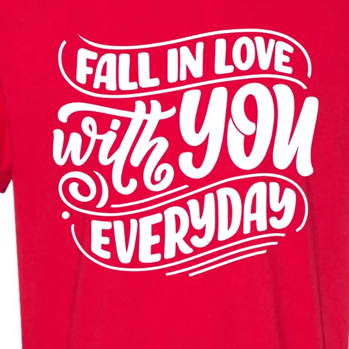 Fall In Love With You Everyday Cute Gift Garment-Dyed Heavyweight T-Shirt