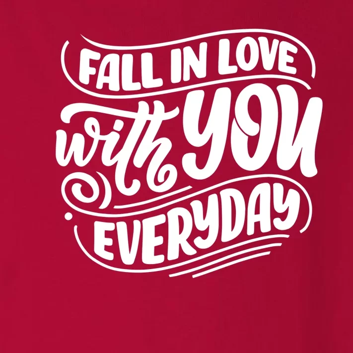 Fall In Love With You Everyday Cute Gift Toddler Long Sleeve Shirt