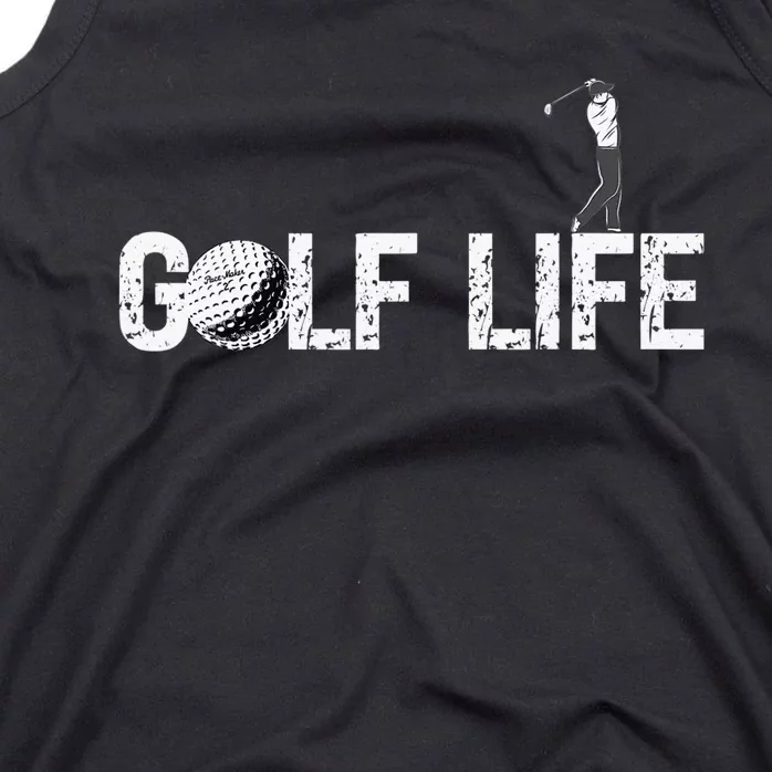 Funny I Love To Play Golf Novelty Fun Hobby Retirement Tank Top