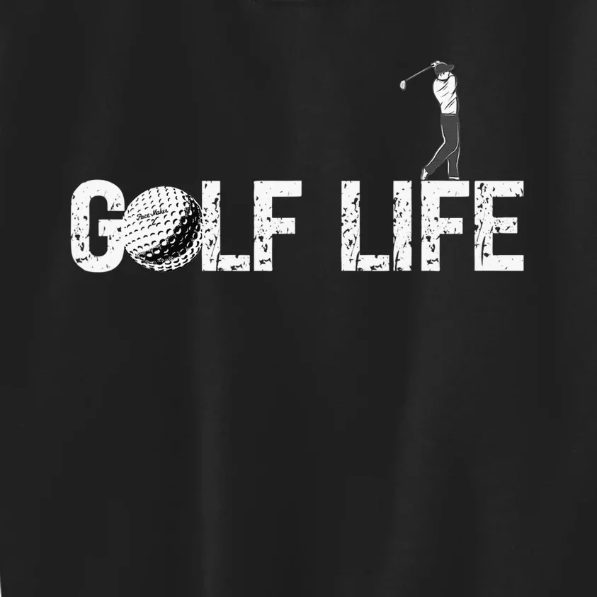 Funny I Love To Play Golf Novelty Fun Hobby Retirement Kids Sweatshirt