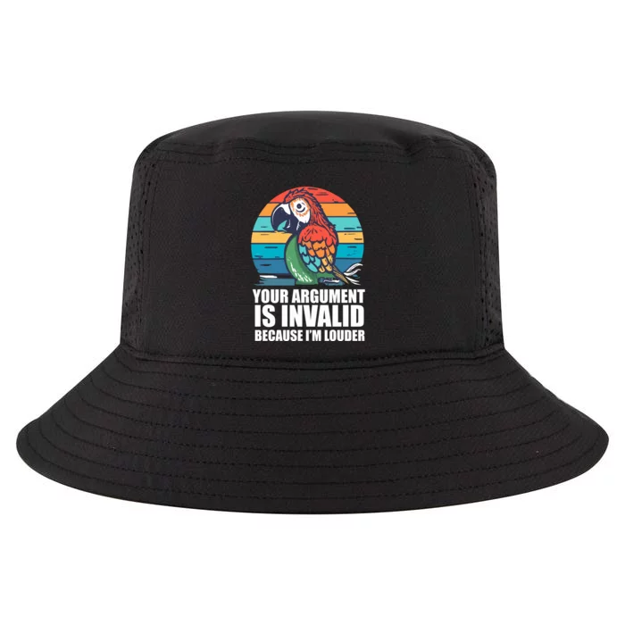 Funny Im Louder Sun Conure Parrot Bird Cool Comfort Performance Bucket Hat