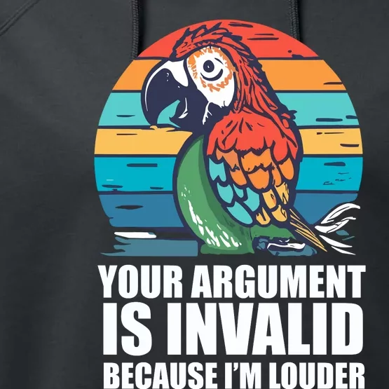 Funny Im Louder Sun Conure Parrot Bird Performance Fleece Hoodie