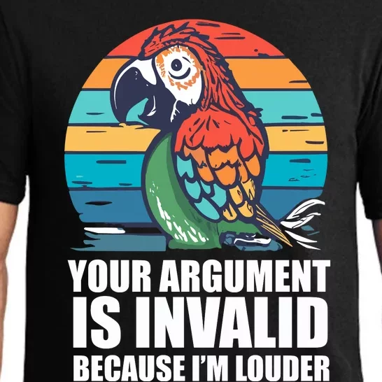 Funny Im Louder Sun Conure Parrot Bird Pajama Set