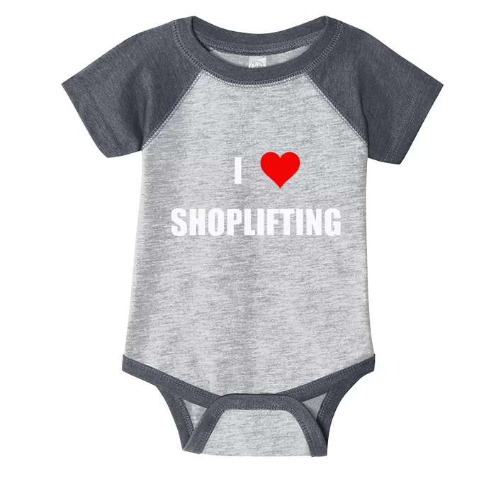 Funny I Love Shoplifting Design Infant Baby Jersey Bodysuit