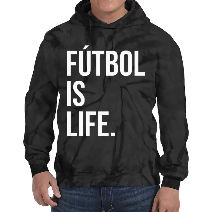 Futbol Is Life Tie Dye Hoodie