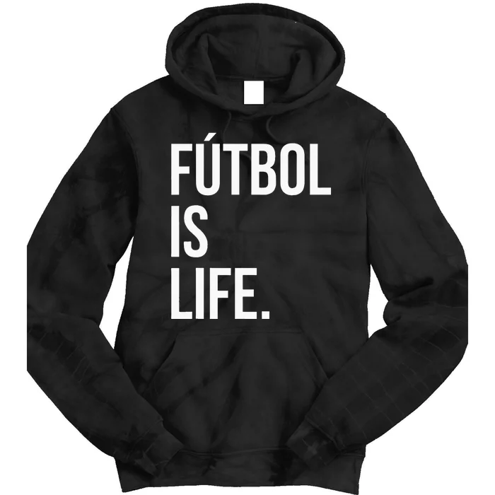 Futbol Is Life Tie Dye Hoodie