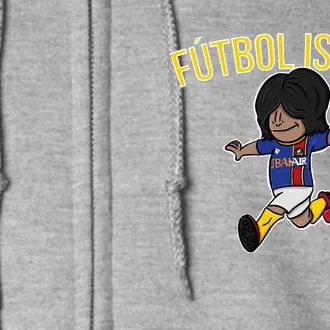 Futbol Is Life! Full Zip Hoodie