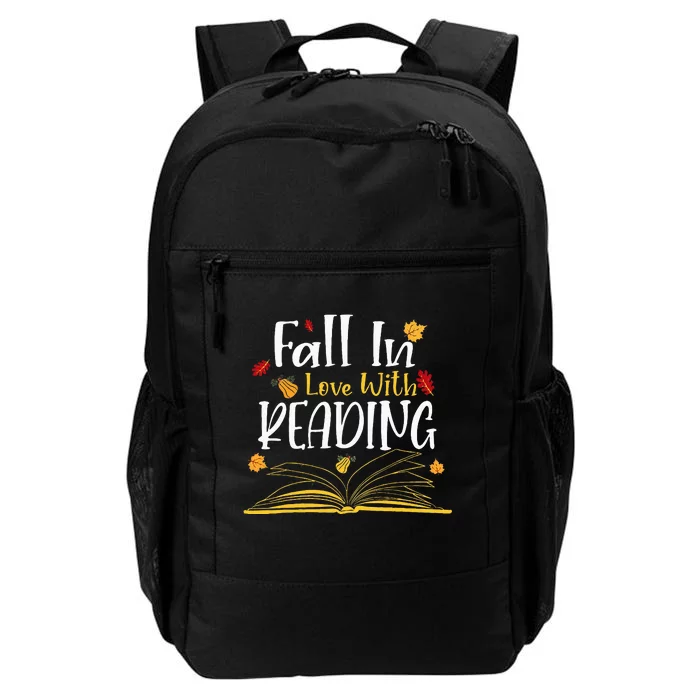 Fall In Love With Reading Fall Leaves Autumn Thanksgiving Daily Commute Backpack