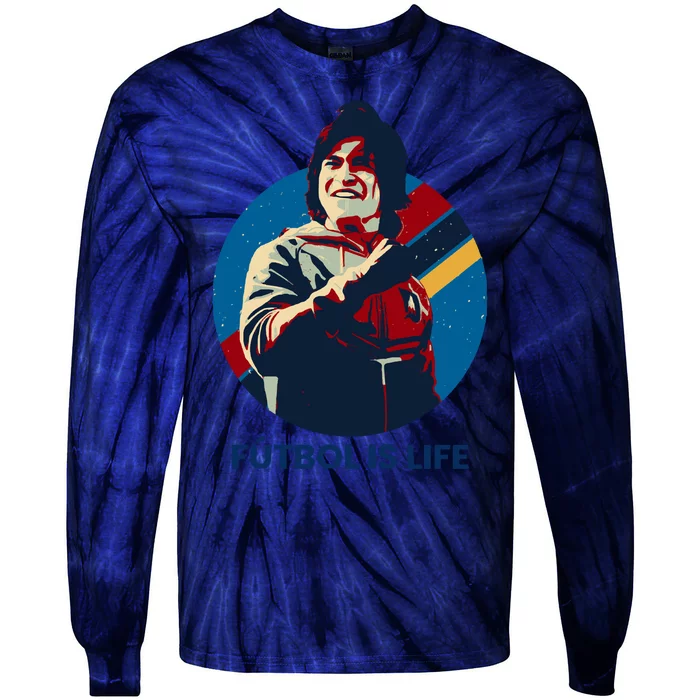 Futbol Is Life! Tie-Dye Long Sleeve Shirt