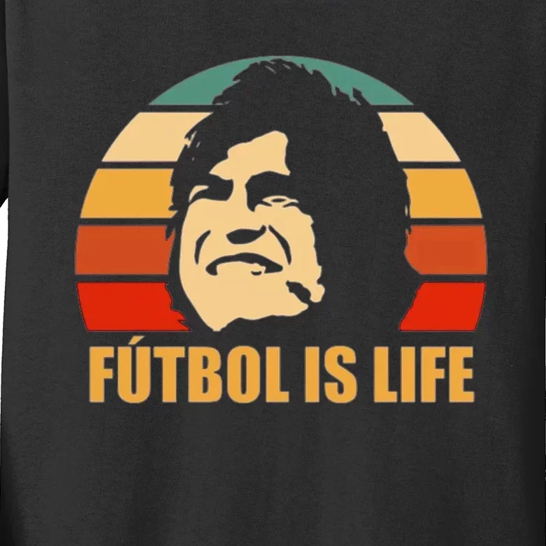 FUTBOL IS LIFE, Dani Rojas Fútbol Is Life Kids Long Sleeve Shirt