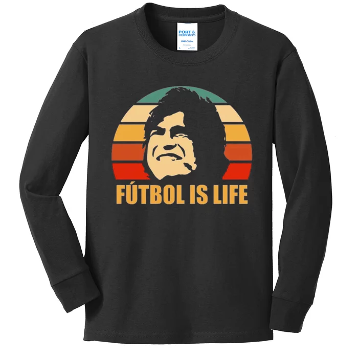 FUTBOL IS LIFE, Dani Rojas Fútbol Is Life Kids Long Sleeve Shirt